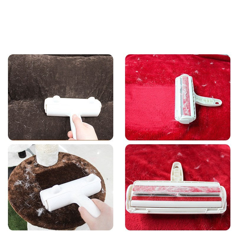 2-Way Pet Hair Remover Roller for Clothes, Carpets and Furniture