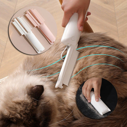 Reliable Pet Grooming Brush for Cats, Hair Removal Tool